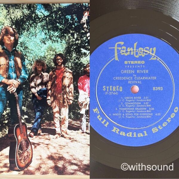 USオリジナル 深溝 CREEDENCE CLEARWATER REVIVAL 1969 FANTASY LP レコード