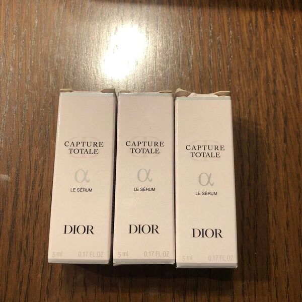 新品 Christian Dior ディオール カプチュール トータル ル セラム 5ml 3個 美容液