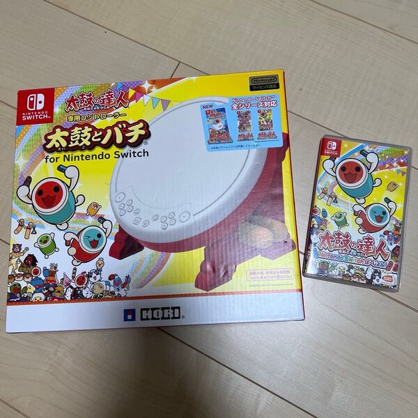 太鼓の達人 Nintendo Switch 専用コントローラー 太鼓とバチ ソフト付