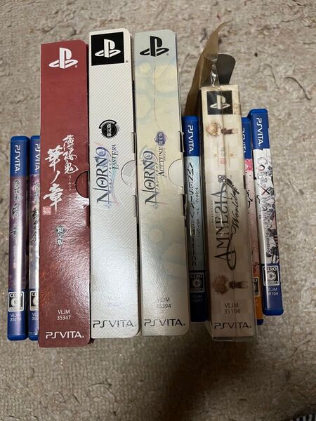 (中古品)(値下げ不可)PSVITA 乙女ゲーム 薄桜鬼など ソフト9本まとめ 一部特典冊子や未開封特典CD付
