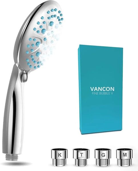 シャワーヘッド VANCON 塩素除去 マイクロナノバブル 高洗浄力 節水