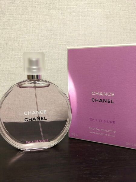 CHANELチャンスオータンドゥル CHANCE EAU TENDRE EAU DE TOILETTE 100ml ヴァポリザター