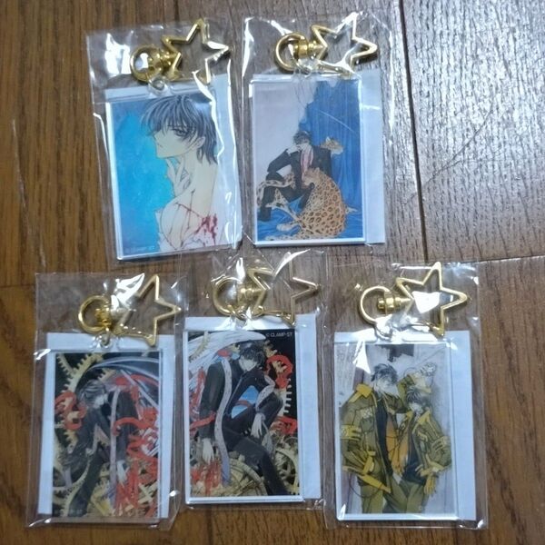 X くじ引き堂 CLAMP アクリルキーホルダー セット