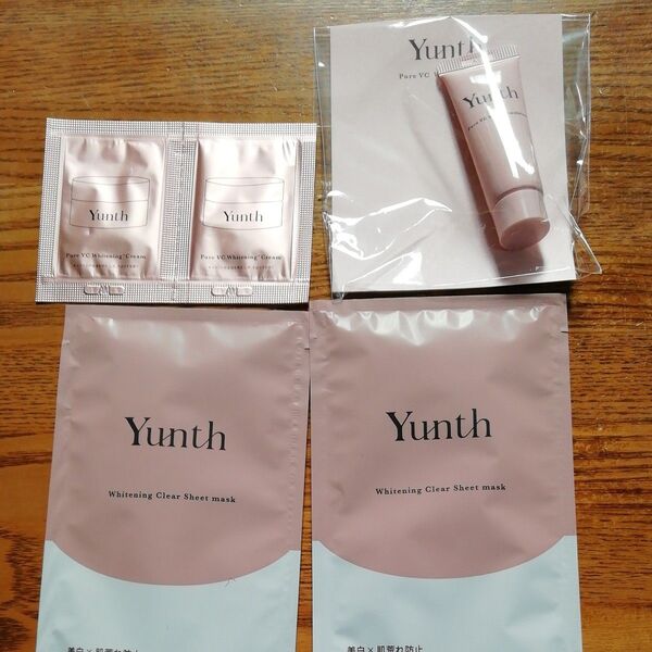 Yunth ユンス 美白 生VC美白クリーム ホワイト乳液 シートマスク