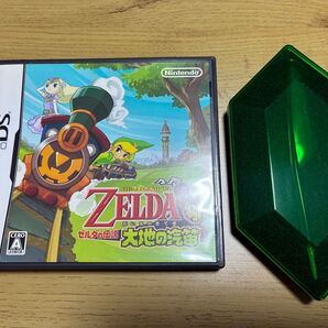 任天堂 Nintendo DS ゼルダの伝説 大地の汽笛 早期購入者特典 羽根ペン型オリジナル透明タッチペン付き