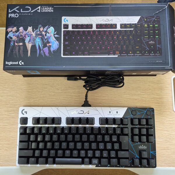 【剥げ無し】Logicool PRO ゲーミングキーボード KDA