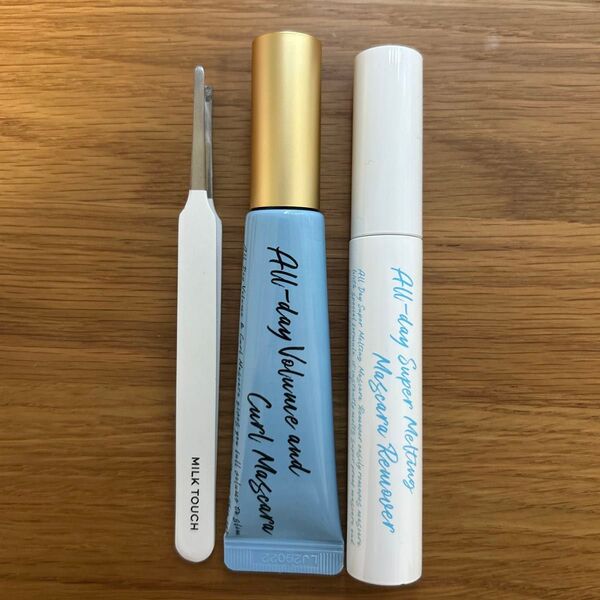 Milk Touch ミルクタッチ オールデイボリュームアンドカールマスカラ オールデイスーパーメルティングマスカラリムーバー