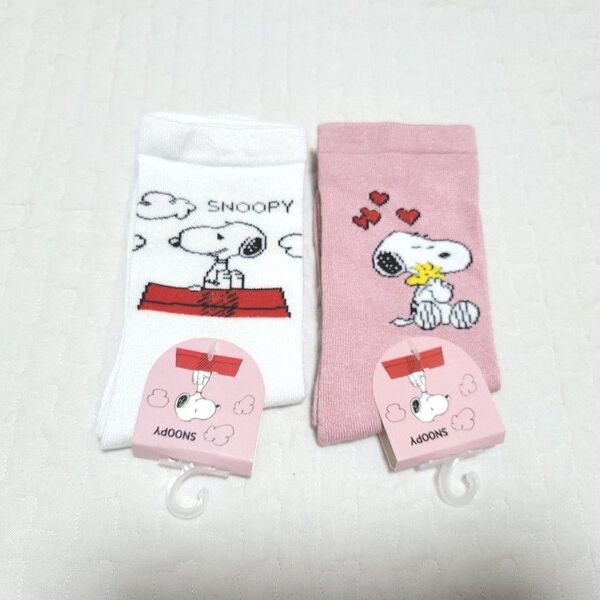SNOOPY スヌーピー 靴下 2足セット 23~25㎝ PEANUTS スニーカーソックス ソックス キャラクター