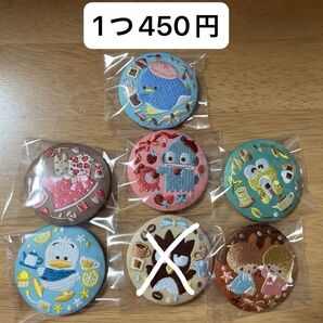 缶バッジ サンリオ 刺繍缶バッチ 刺繍缶バッジ サンリオキャラクターズ