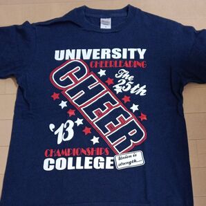 CHEERLEADING Tシャツ ネイビー S