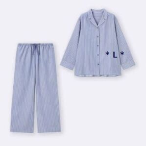 ストライプパジャマ(長袖&ロングパンツ)+E GU