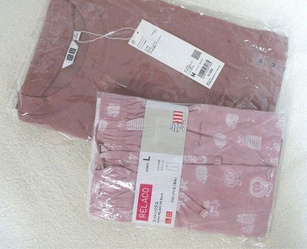 リサ・ラーソン コットンリラコ & エアリズムコットンオーバーサイズTシャツ(5分袖) UNIQLO