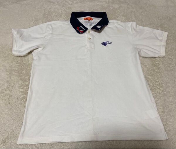 ビームス ゴルフ beams golf 日本製 ポロシャツ XLサイズ 白 ホワイト ゴルフウェア