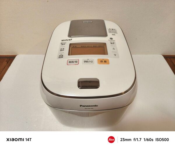 美品 Panasonic 可変圧力IHジャー炊飯器 SR-PW185 一升炊き Wおどり炊き