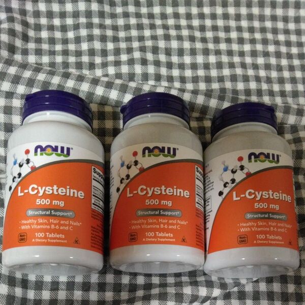 新品 ナウ NOW ナウフーズ L-システイン 500mg 100粒 1本 L-Cysteine