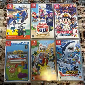 nintendo switch ニンテンドースイッチ ソフト 6本 まとめ売り