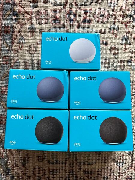 Echo Dot (第5世代) スマートスピーカー 5個セット