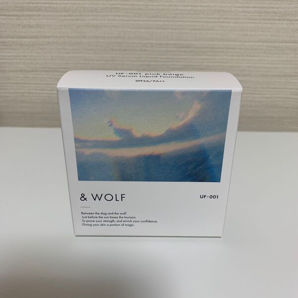 ★セール☆最終価格★新品☆N organic☆& WOLF UV セラムリキッドファンデーション(ピンクベージュUF-001)