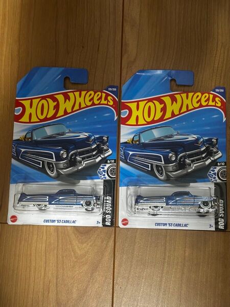 【ホットウィール】CUSTOM 53 CADILLAC 2台セット 日本未入荷