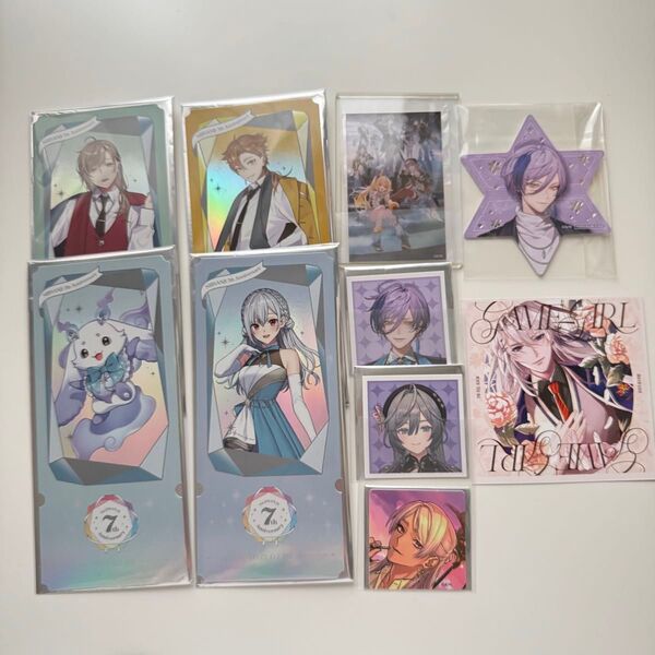 にじさんじ 7周年 7th Anniversary 叶 ルンルン 伏見ガク 葉加瀬冬雪 榊ネス チケット風カード カード