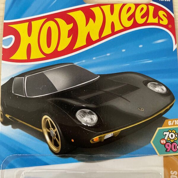 国内未発売 Hot Wheels ランボルギーニ ミウラSV ミニカー