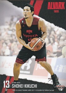 BBM×B.LEAGUE 2017-18 2nd 菊地祥平 106 レギュラーカード