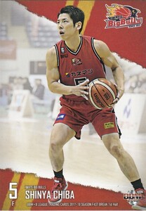 BBM×B.LEAGUE 2017-18 1st 千葉慎也 074 レギュラーカード