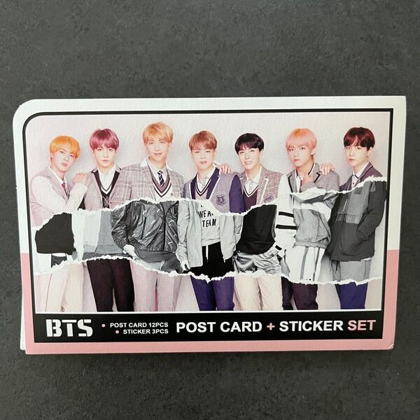 BTS 防弾少年団 ポストカード ステッカー
