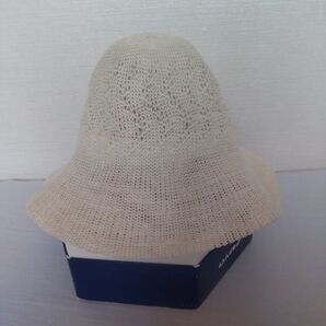夏物 レディース ハット 帽子 メッシュ 白 麦わら帽子