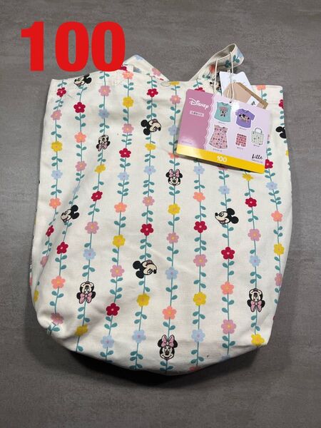 【新品未使用】リトシー ハッピーバッグ ディズニー 半袖 ワンピース 100