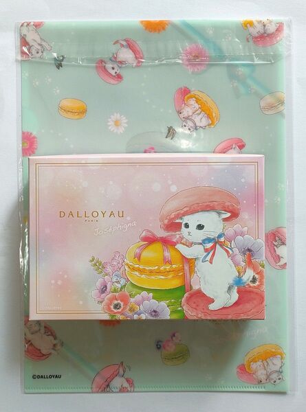 DALLOYAU ダロワイヨ クリアファイル&空き箱