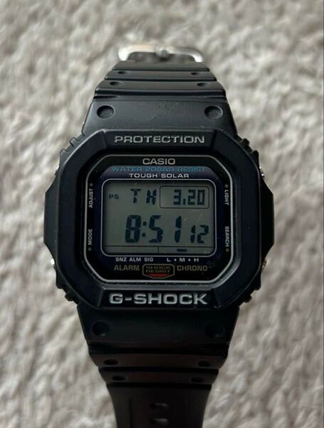 CASIO G-SHOCK 腕時計 タフソーラー デジタル ブラック