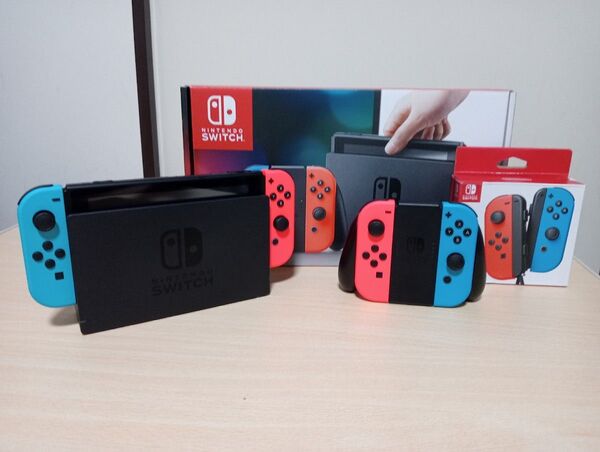 Nintendo Switch 本体セット(HAC-S-KABAA(JPN)) + 別購入Joy-Conセット