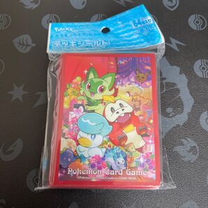 ポケモンカードゲーム デッキシールド ニャオハ ホゲータ クワッス の贈り物 新品未開封