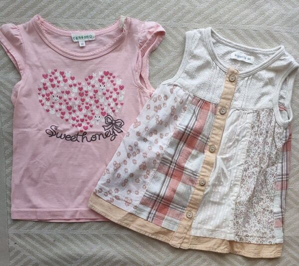 トップス 女の子 2枚セット