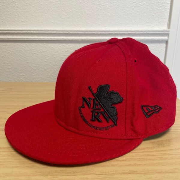 NEW ERA ニューエラ 新世紀エヴァンゲリオン NERV ネルフ コラボ キャップ 帽子 赤 レッド 希少 レア
