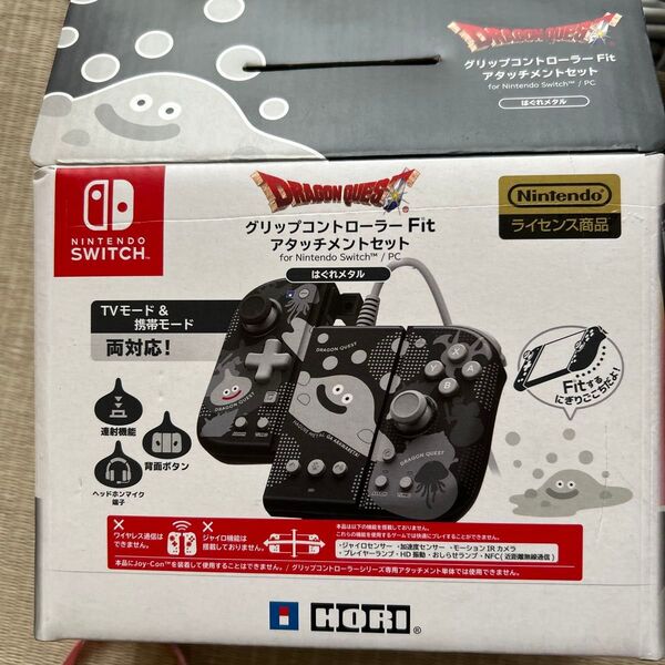 Nintendo Switch HORI グリップコントローラーfit アタッチメントセット はぐれメタル
