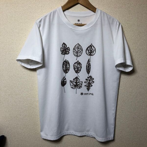 スノーピーク Tシャツ リーフ フロントプリント
