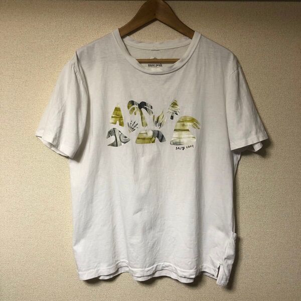 スノーピーク マジックナンバー コラボ フロントプリント Tシャツ ポケ付き