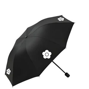 晴雨兼用 折りたたみ傘 デイジー ブラック