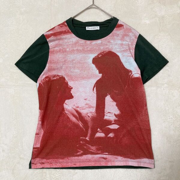 JW ANDERSON フォトプリント Tシャツ クルーネック 半袖 S