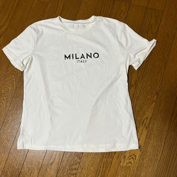 Milano ロゴTシャツ ホワイト