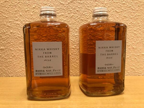 paypay10%還元 2本セット ニッカ フロムザバレル 500ml