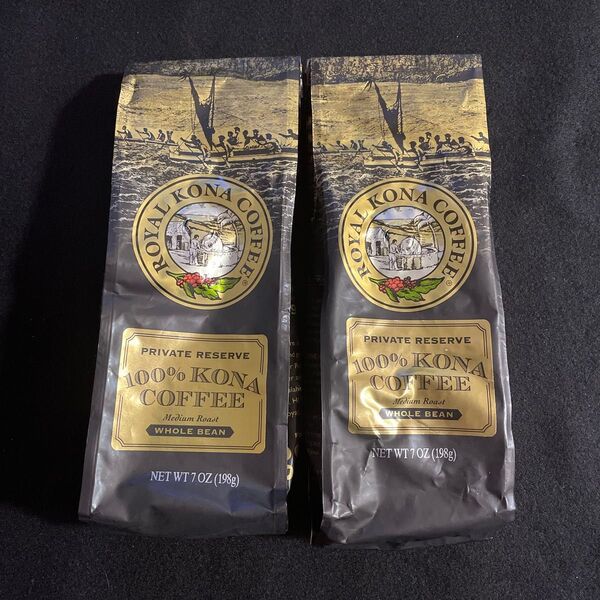 ROYAL KONA coffee コナ100% 豆タイプ2袋