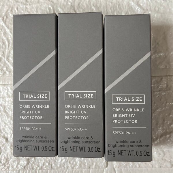 ORBIS WRINKLE BRIGHT UV PROTECTOR 15g 3個セット SPF50 PA++++