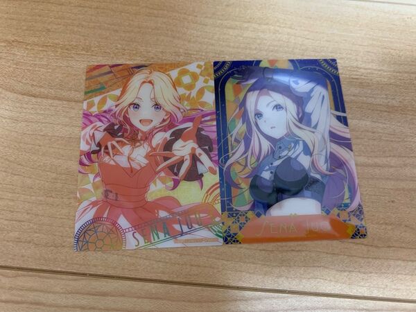 学園アイドルマスター アートクリアカード 十王星南 2種