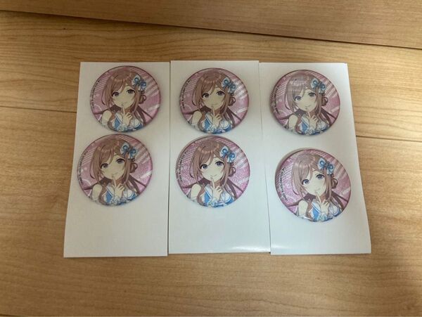ローソン 学園アイドルマスター グリッター缶バッジ 姫崎莉波 6点