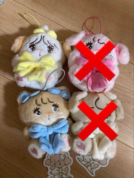 mikko characters抱きしめおリボンマスコット 2種