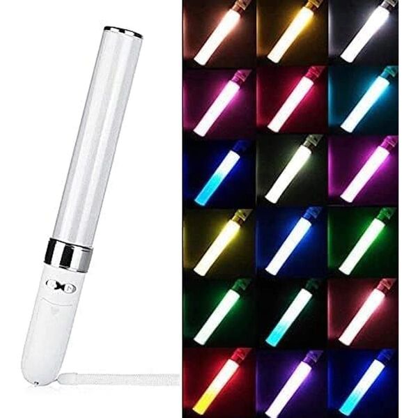 コンサートライト LED ペンライト 応援ライト28CM 18色 (2本セット) ライブ コンサート
