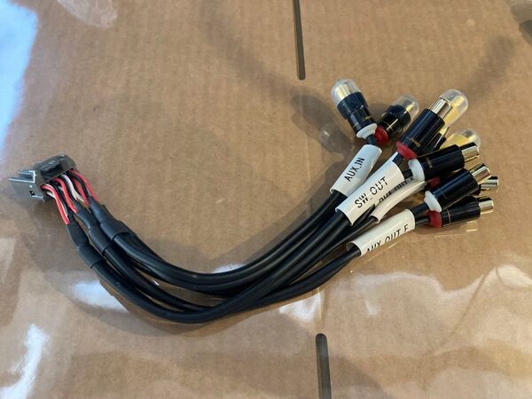 オーディオテクニカ HCH-02DS DIATONE サウンドナビ専用 RCAケーブル 外部入出力ハーネス